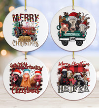 Cargar imagen en el visor de la galería, Christmas on a Farm Ornament Bundle