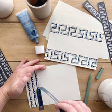 Cargar imagen en el visor de la galería, Classic Borders - Mesh Stencil 18x12