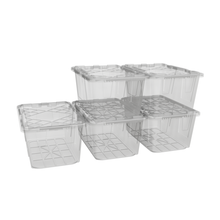 Carregar imagem no visualizador da galeria, 27 Gallon Storage Bins - Set of 5