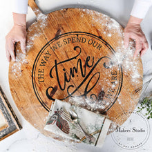 Cargar imagen en el visor de la galería, Clock - Mesh Stencil 18x24