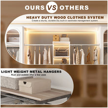 Load image into Gallery viewer, Closet System Starter Kit with Tower and 3 Hang Rods