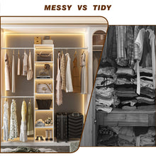 Load image into Gallery viewer, Closet System Starter Kit with Tower and 3 Hang Rods