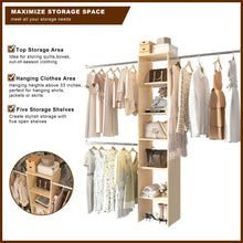 Load image into Gallery viewer, Closet System Starter Kit with Tower and 3 Hang Rods
