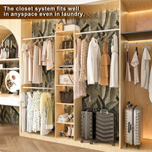 Load image into Gallery viewer, Closet System Starter Kit with Tower and 3 Hang Rods
