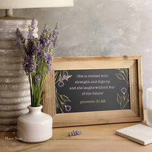 Load image into Gallery viewer, Clothed with Dignity Wreath - Mesh Stencil 12x12