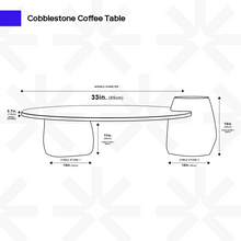 Carregar imagem no visualizador da galeria, Cobblestone Coffee Table