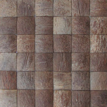 Cargar imagen en el visor de la galería, Coconut Shell 2"x2" Mesh-mounted Mosaic Wall Tile - Livfloors Collection