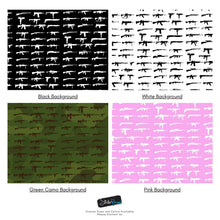 Carregar imagem no visualizador da galeria, Gun Pattern Wall Mural. Urban Camo Wallpaper. #6860