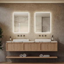 Cargar imagen en el visor de la galería, Compact Sleek Backlit LED Bathroom Mirror