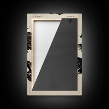 Load image into Gallery viewer, Black and White Bonsai Tree, Framed Canvas Print, Ready To Hang Framed Wall Art, Living Room Wall Hanging