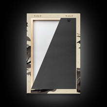 Load image into Gallery viewer, Black and White Japanese Maple Tree, Framed Canvas Print, Ready To Hang Framed Wall Art, Living Room Wall Hanging