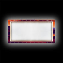 Load image into Gallery viewer, Arizona Desert Landscape at Sunset, Vaporwave Style Landscape, Cool Office Art, Ready To Hang Framed Canvas Print, Oversize Wall Art