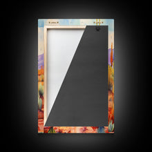 Carregar imagem no visualizador da galeria, Southwestern Desert Landscape 3 Piece Canvas Prints, Painting, Minimalist Art, Decor, Wall Decor, Wallpaper, Midcentury Modern Western Decor