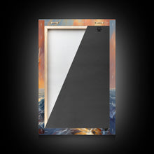 Load image into Gallery viewer, Beautiful Ocean At Sunset 3 Piece Canvas Print Wall Art, Above Sofa, Abstract Art, Modern Art, Minimalism Lakehouse Decor