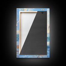 Load image into Gallery viewer, Beautiful Seagulls Over An Ocean Beach At Sunset 3 Piece Canvas Print Wall Art, Above Sofa Art, Modern Art, Minimalism Lakehouse Decor