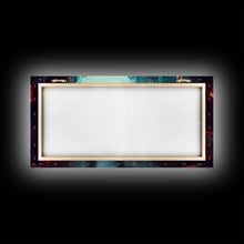 Load image into Gallery viewer, Cyberpunk City, Bladerunner Vibes Dystopian Cityscape, Wall Decor, Ready To Hang Framed Canvas Print, Oversize Wall Art