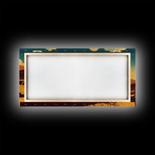 Carregar imagem no visualizador da galeria, Abandoned Art, 1940s Abandoned pueblo style villa, Wall Decor, Ready To Hang Framed Canvas Print, Oversize Wall Art