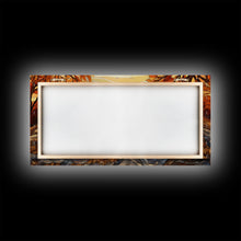 Carregar imagem no visualizador da galeria, Fall Centerpiece Landscape Painting Canvas Print, Stained Glass Style Art, Stained Glass Wall Art, Autumn Decor, Rustic Fall Art, Fall Decor