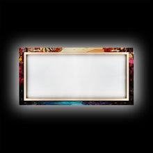 Load image into Gallery viewer, Beautiful Autumn Centerpiece Art, Framed Canvas Print, Stained Glass Style Decor, Fall Decor, Fall Art, Farmhouse Decor, Fall Home Decor