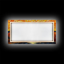 Carregar imagem no visualizador da galeria, Abstract Nature Fall Wall Art, Fall Home Decor, Autumn Wall Art, Fall Leaves, Farmhouse Fall Decor, Canvas Wall Art, Panoramic Art