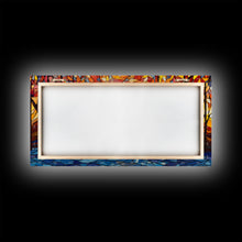 Carregar imagem no visualizador da galeria, Abstract Art Print, Botanical Art, Sunset Wall Art, Vibrant Art, Autumn Print, Fall Wall Art, Canvas Art Print, Wall Hanging, Panoramic Art