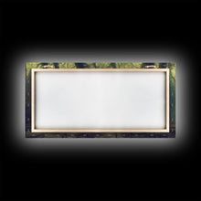 Load image into Gallery viewer, Does in a majestic forest, whitetail deer art, framed canvas print, ready to hang framed wall art