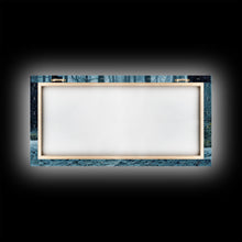 Carregar imagem no visualizador da galeria, Cabin art, snow covered winter forest, winter vacation home art, framed canvas print, ready to hang framed wall art