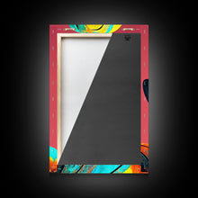 Cargar imagen en el visor de la galería, Colorful rainbow Buddha, framed canvas print zen wall art