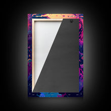 Carregar imagem no visualizador da galeria, 80s Vibe Under The Sea Coral Reef Art, framed canvas print, fish and reef art