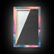 Carregar imagem no visualizador da galeria, Cute Arctic Fox Art, animal prints, framed canvas print wall art, vaporwave aesthetic soothing art