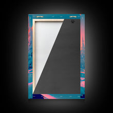 Carregar imagem no visualizador da galeria, Cute arctic fox art in the snow, framed canvas print