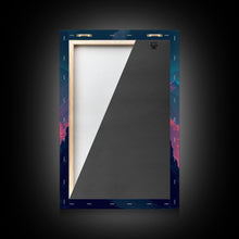 Carregar imagem no visualizador da galeria, Fire-Watch, Watch Tower art, vaporwave aesthetic wall art, framed canvas print