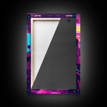 Cargar imagen en el visor de la galería, Game Room Decor, Framed Canvas Print, Synthwave Arcade, Boys Room, Gamer Gift, Gaming Wall Art, Video Game Posters, Teen Room
