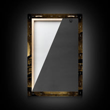 Load image into Gallery viewer, Dystopian Metropolis Art Deco Canvas Print, City Skyline, Fantasy Art, Art Deco Living Room Art, ready to hang wall art