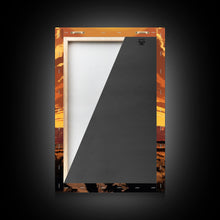 Load image into Gallery viewer, Cowboy Wall Decor, 12x18 Art Print, Equestrian Wall Art, Western Decor, Southwestern Art, Wild West Painting Wall Art, Framed Canvas Print