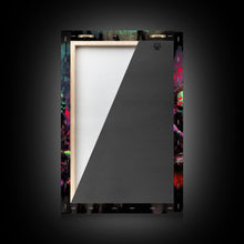 Load image into Gallery viewer, Death Metal Skeletons, Medieval Heavy Metal Undead Band Art, Framed Canvas Print, Unique Office Large Wall Art, Mancave Art