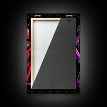 Carregar imagem no visualizador da galeria, 1950s Style Scifi Robot Art, Art Deco Scifi Poster Art on Canvas, Framed Canvas Print, Game Room Decor