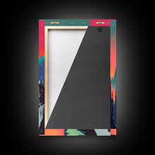 Load image into Gallery viewer, Scandinavian Canvas Prints Framed, 3 Piece Wall Art, Nordic Print Set, Modern Abstract Art, Minimalist Landscape Sunset Art, Forest Mountain