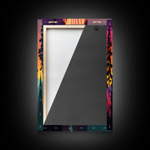 Load image into Gallery viewer, 3 Piece Framed Canvas Wall Art Retro Forest Nature Scenery Minimalist Canvas Print Modern Home Artwork Decoration for Living Room