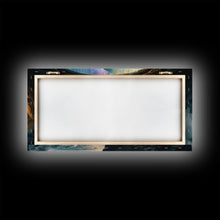 Carregar imagem no visualizador da galeria, Fenrir, Mythological Wolf, With Bifrost. Norse Mythology Fantasy Art, Framed Canvas Print, Nordic Art