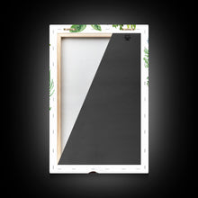 Carregar imagem no visualizador da galeria, Florapunk Heart, Anatomical Heart Painting Canvas Print, Watercolor Heart, Human Heart, Pond Heart, Marsh Painting, Waterlily, Lily pads