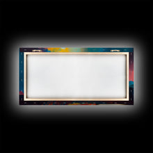 Load image into Gallery viewer, Batura II, Mountain Wall Art, Framed Canvas Print, Mountain landscape Paining Print, Abstract Landscape Art