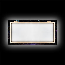 Carregar imagem no visualizador da galeria, Glowing Butterflies, Framed Canvas Print, Fantasy Decor, High Fantasy Canvas Art, Fairy Forest