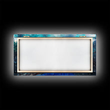 Load image into Gallery viewer, Blue Lake Art | Framed Canvas Print | Blue Lake Painting | Oregon Lake House Decor | Guest Room Landscape Painting | Cascade Lakes Painting