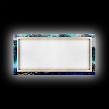 Load image into Gallery viewer, Blue Lake Art | Framed Canvas Print | Blue Lake Painting | Oregon Lake House Decor | Guest Room Landscape Painting | Diamond Lake Painting