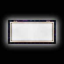 Load image into Gallery viewer, Beautiful forest canvas print Fantasy forest wall art Forest Painting, Framed Art, Glowing Butterflies