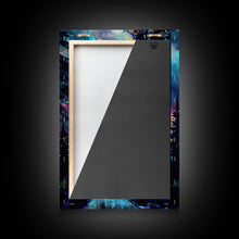 Carregar imagem no visualizador da galeria, Abstract Pine Canvas Print of Oil Painting, Large Original Textured Fall Pine Forest Painting Contemporary Living Room Wall Art Decor