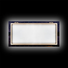 Carregar imagem no visualizador da galeria, Full moon canvas print, Lightning storm over a mountain lake at night, cool wall art, awesome wall art