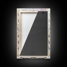 Load image into Gallery viewer, Art Deco Wall art, Framed Canvas Print, Art Deco, Gold art, Pastel colors, Midcentury Modern, Office decor, Living room art, Beautiful art