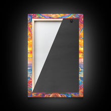 Carregar imagem no visualizador da galeria, Filigree Pirate Ship Plaque Art, Framed Canvas Print, Fantasy Wall Art, Wall Decor, Pirate Wal Art, Gift For Him, Kid's Room